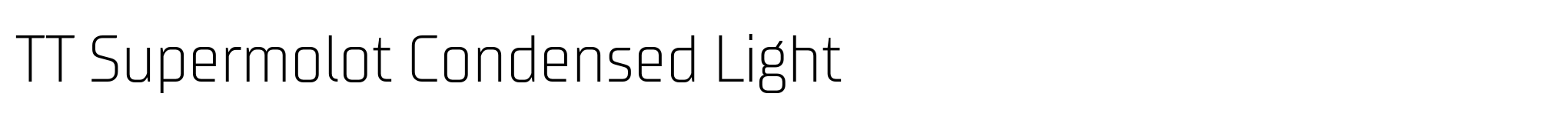TT Supermolot Condensed Light image